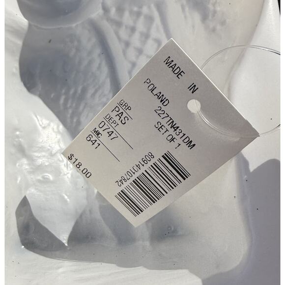 Large 7" Hand Blown Glass Santa Ornament Trimsetter By Dillards Made in Poland - Picture 11 of 11